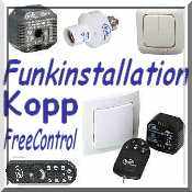 KOPP-Free Control Funkinstallations-Programm. Zur &Uuml;bersicht bitte anklicken